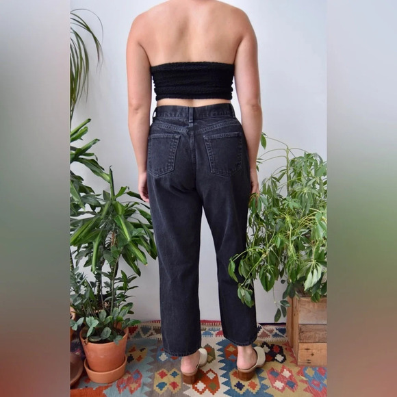 L.L Bean Regular Fit/Relaxed Jeans Dark Wash // Petite - Picture 1 of 7